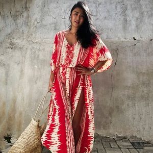 Stylish Boho Maxi Dress, Beach Coverup, Holiday, Summer Dress, Daily Resort Wear